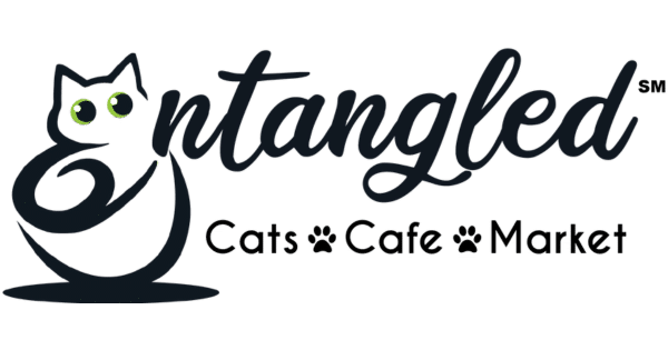 entangled cat cafe social media management in athens, ga logo