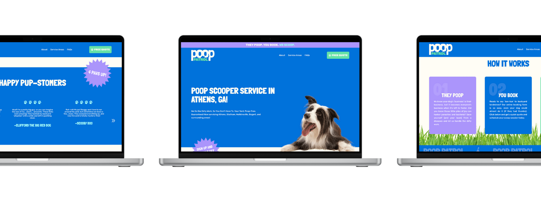 poop patrol athens ga website design athens