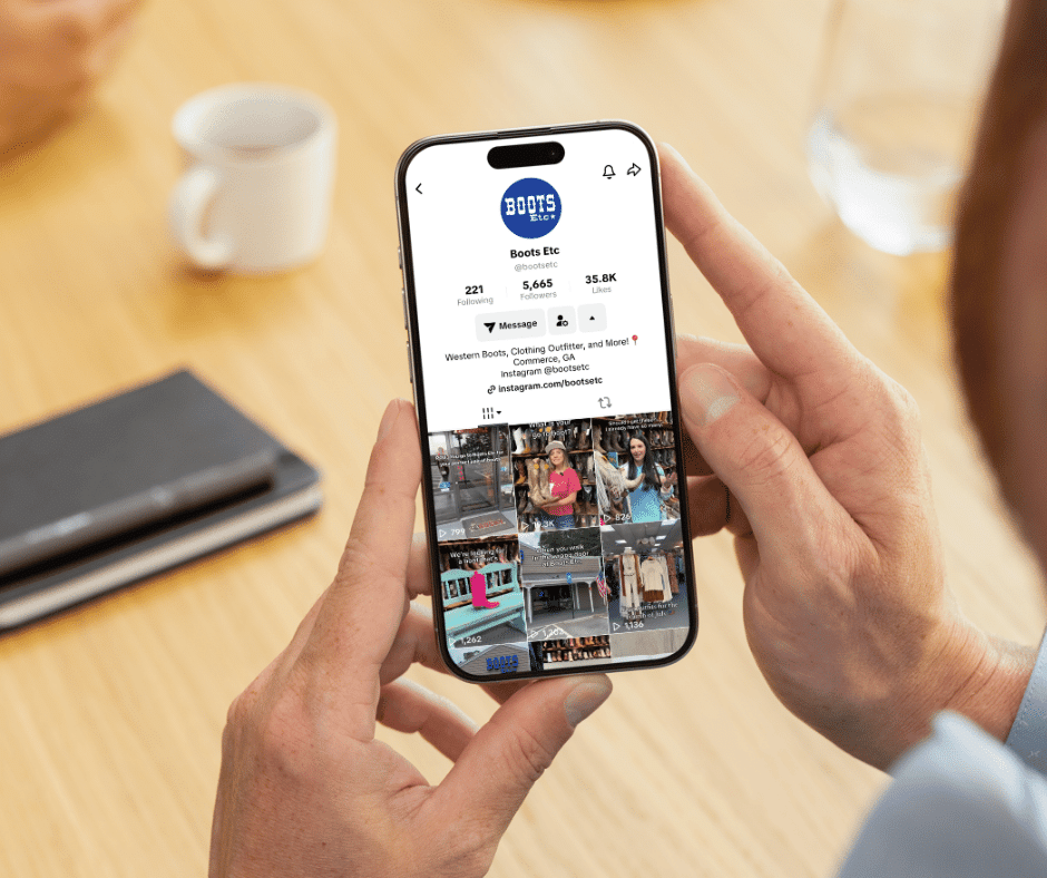 boots etc social media management in athens, social media in commerce ga