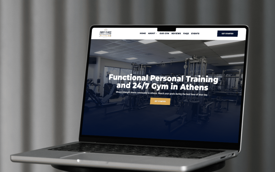 First Class Fitness – Website