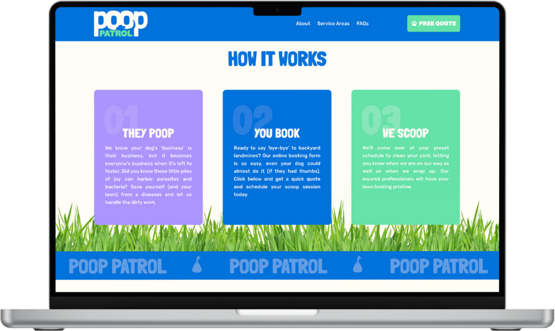 website design computer mockup 2