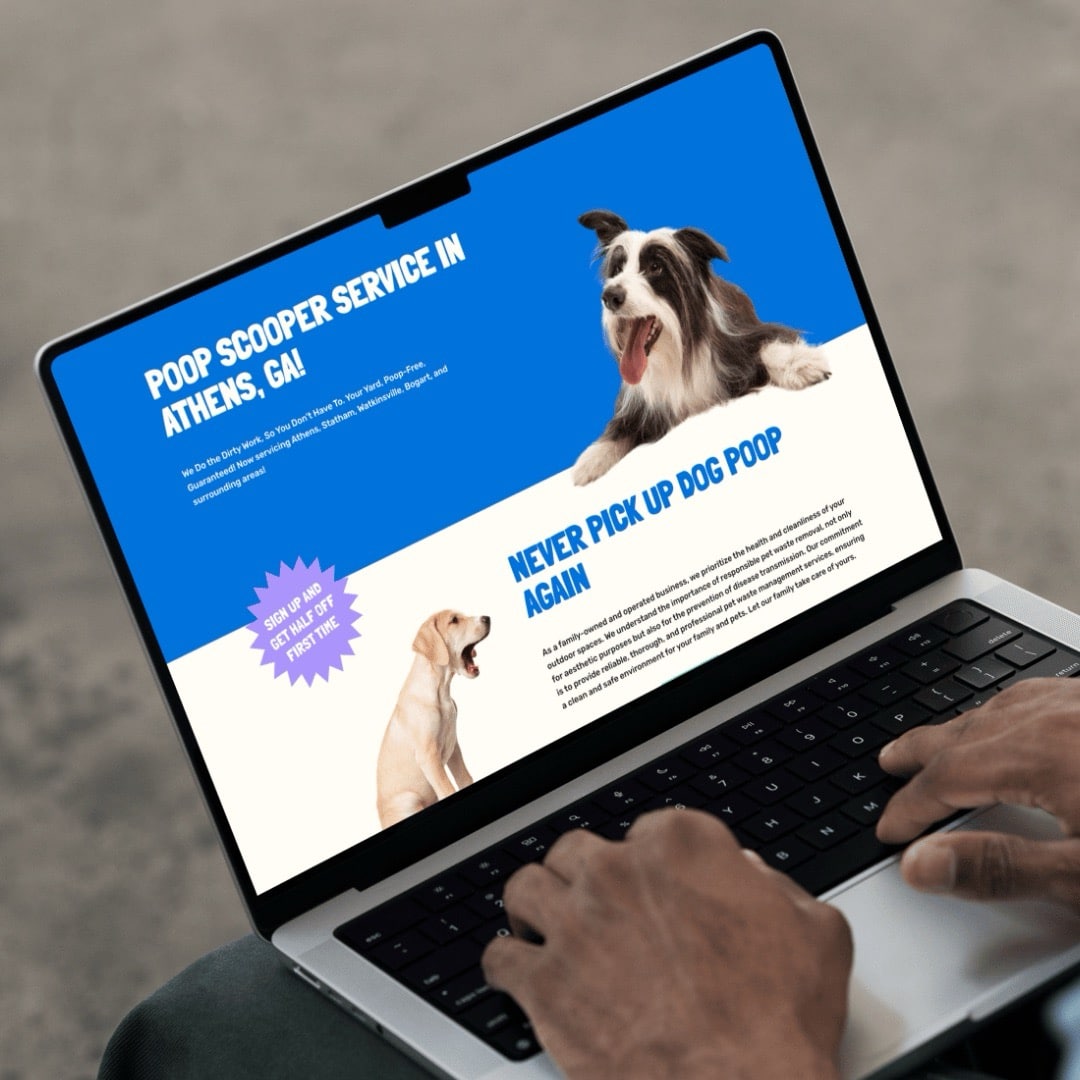 website design computer mockup 2